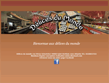 Tablet Screenshot of delicesdumonde44.com